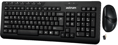 RF 2.4GHZ (NO DELAY) SLIM **WIRELESS KEYBOARD & MOUSE** COMBO