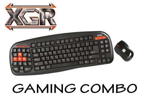 **REAL GAMING-NOT JUST COLOURED KEYS!!** XGR HIGH RESOLUTION GAMING COMBO *FOR GAMERS*