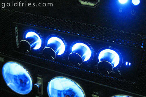 NEON LED DEEPCOOL ROCKMAN FAN CONTROL WITH BUILT IN CARD READER