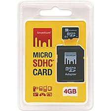 *GENIUNE* STRONTIUM 4GB MICRO {CLASS 6} SDHC MEMORY CARD & SD ADAPTER **LIFETIME WARRANTY**