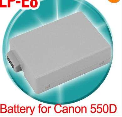 **New LP-E8 Rechargeable battery for Canon EOS 550D Rebel T2i Kiss X4, 600D Digital Camera (LPE8)**