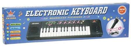 # 6 UP FOR GRABZ! # **ELECTRONIC 32 KEY KEYBOARD WITH MIC**
