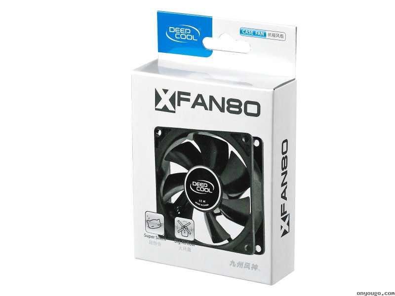 **BUY 2, GET 1 FREE!** DEEPCOOL X FAN 80 IN RETAIL PACKAGING