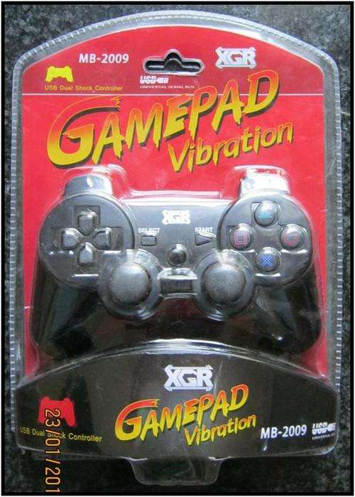 USB DUAL SHOCK CONTROLER VIBRATION GAMEPAD