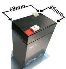 PANASONIC 6 Volt 4 Amp Rechargeable Lead Acid Battery