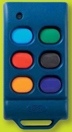 ---> E.T 6 BUTTON ROLLING CODE REMOTE CONTROL <---