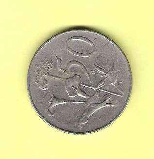 50c - SA coin 1966 ENGELS