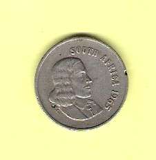 1965 Engels 5c SA coin