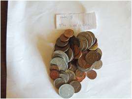 220g Mixed World coins (66 coins)