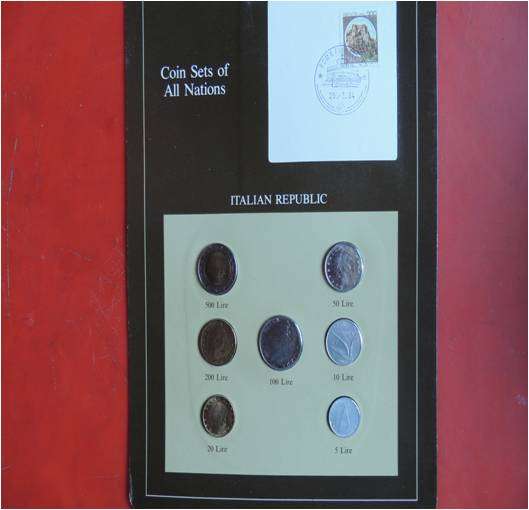 Italian coin set