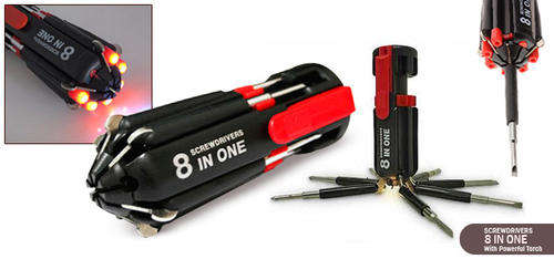 8 in 1 multi-tool screwdriver flashlight