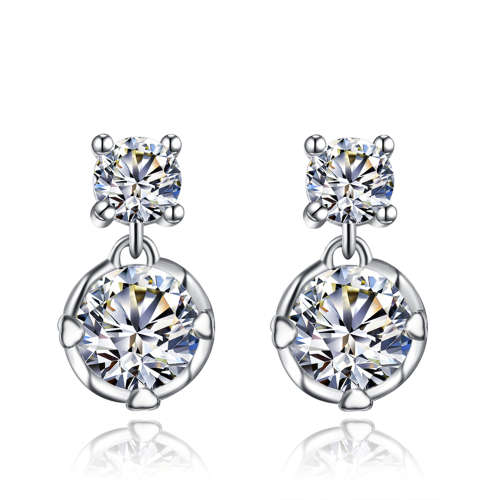 EXCUISITE!! Simulated Diamond Drop Earrings
