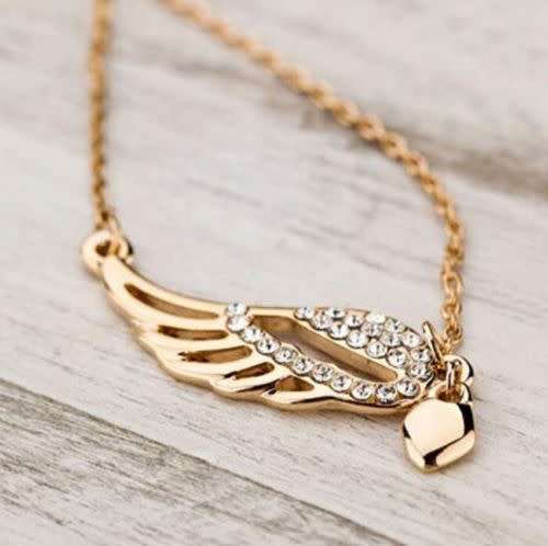 Gold Plated Angel Wing Necklace