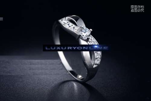 ASTONISHING!! Infinity Ring With 9  2.48ct Simulated Diamonds Size 6; 9 US