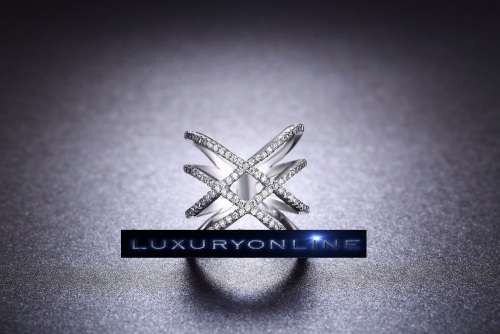 DAZZLING! 0,25ct Simulated Diamond Ring Size 8 US