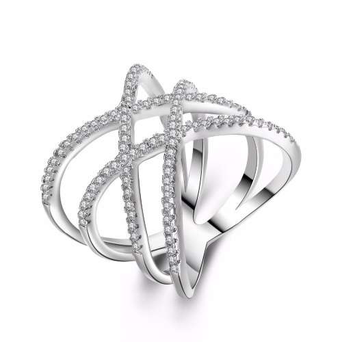 DAZZLING! 0,25ct Simulated Diamond Ring Size 8 US