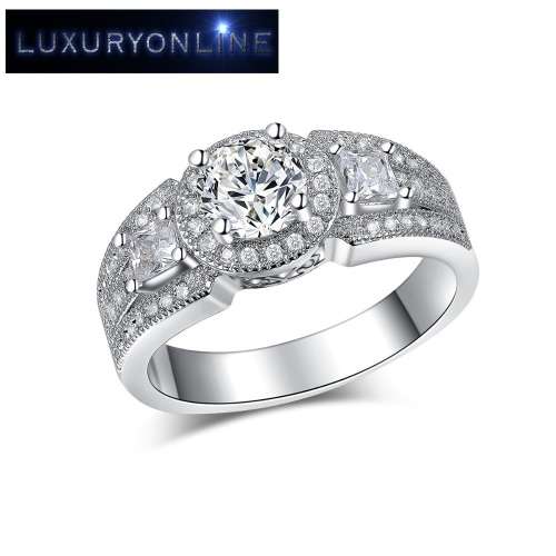 GORGEOUS!! 1.2ct Simulated Diamond Ring Size 7 US