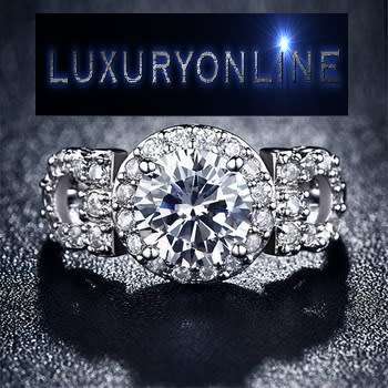 AMAZING! Ring With Hand Crafted 2,9ct Simulated Diamonds Size 6; 7; 8  9 US