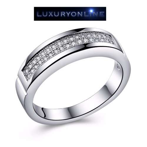 GORGEOUS! Hand Crafted 0,75 Carat Simulated Diamond Ring Size 6 US
