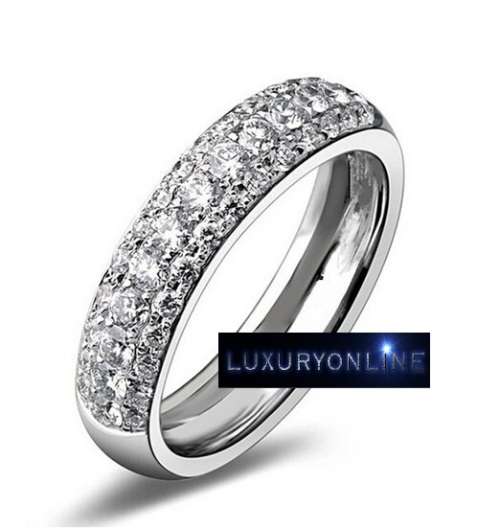EXQUISITE! 0,75ct Simulated Diamond Ring Size 6; 7; 8; 9 US