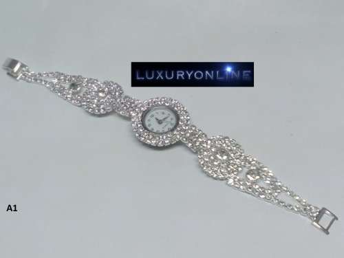 GORGEOUS! Simulated Diamond Ladies' Bracelet Watches