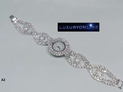 GORGEOUS! Simulated Diamond Ladies' Bracelet Watches