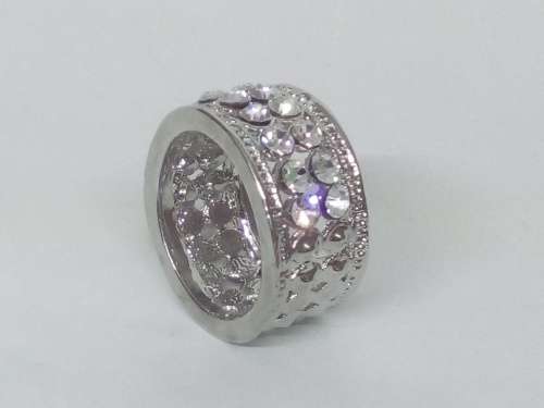 CAPTIVATING! Ring With 1.25 Carat Hand Crafted Simulated Diamonds Size 9 US