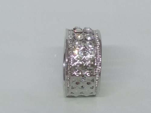 CAPTIVATING! Ring With 1.25 Carat Hand Crafted Simulated Diamonds Size 9 US