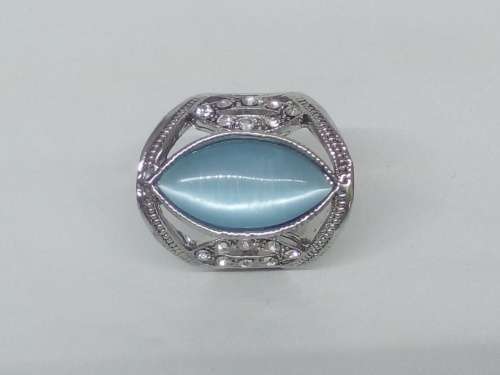 BEAUTIFUL! Ring With Simulated Turquoise Stone Size 7 US