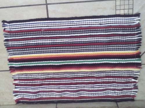 Handcrafted!! Crochet Rug From Re-purposed T-shirts - A True Must Have!!