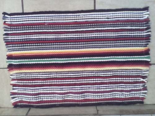 Handcrafted!! Crochet Rug From Re-purposed T-shirts - A True Must Have!!