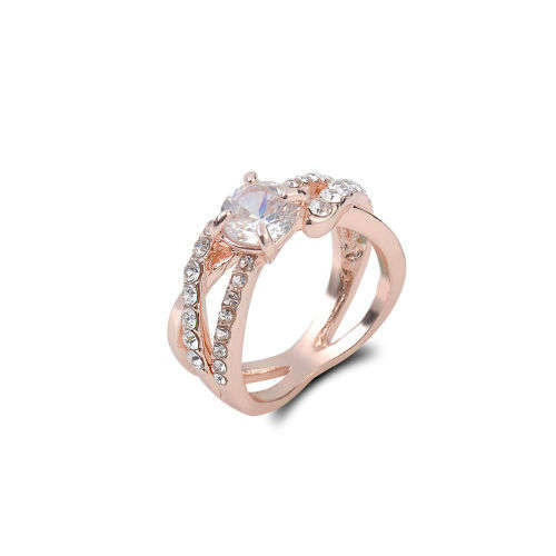 DAZZLING! Hand Crafted Ring With 29  0.75 Carat Simulated Diamonds Ring Size 6; 7; 9 US