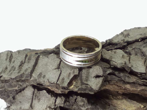 AMAZING! 100% 8 mm Pure Titanium Ring Size 9;10 US