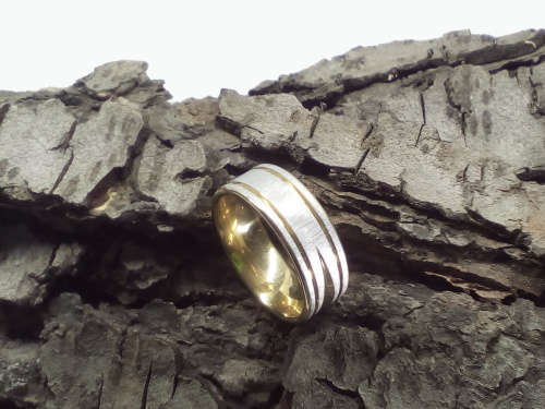 AMAZING! 100% 8 mm Pure Titanium Ring Size 9;10 US