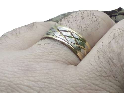 100% 8 mm Pure Titanium Ring Size 9; 10; 11 US