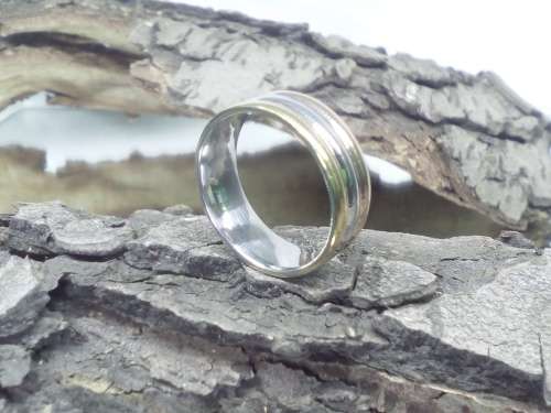 AMAZING! 100% 8 mm Pure Titanium Ring Size 11 US (Rose Gold/Yellow Gold/Silver)