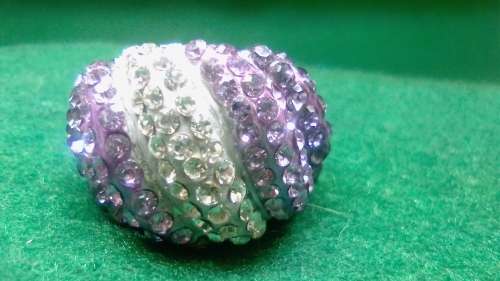 FASCINATING! Ring With 1.75 Carat Simulated Purple Amethyst Size 9 US