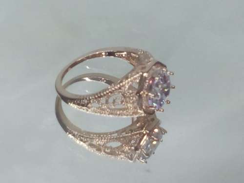 AMAZING! Tocean Ring With 2.00  Carat Simulated Diamonds Size 9 US