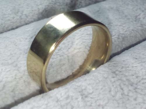 100% Pure Titanium Men's Ring (Gold) Size 11 US / V / 21