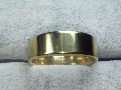 100% Pure Titanium Men's Ring (Gold) Size 11 US / V / 21