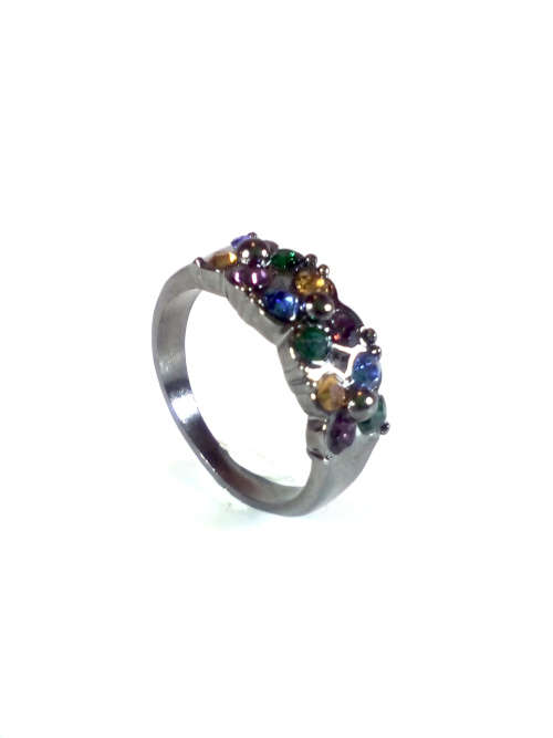 AMAZING! 1,25 Carat Simulated Colored Diamonds Size 7 US