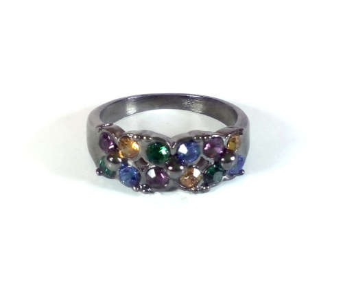 AMAZING! 1,25 Carat Simulated Colored Diamonds Size 7 US