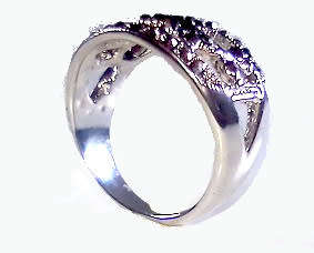 AMAZING! 0.75 Carat Simulated French Lilac Diamonds Size 8 US/P