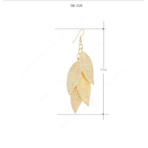 MAGNIFICENT! Hollow Metal 4-Leaf Drop Earrings **R 399** (SILVER)
