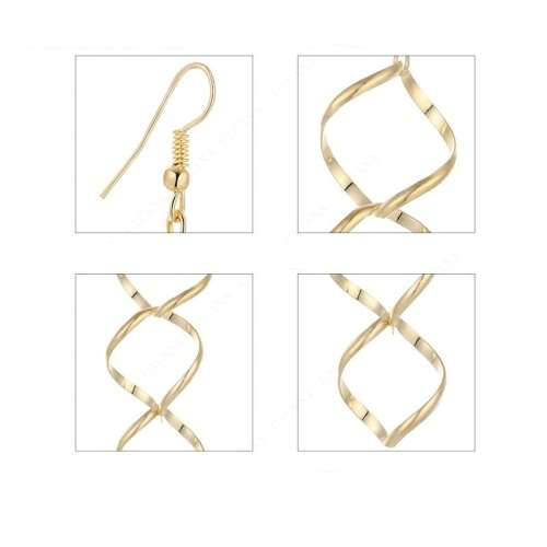 MAGNIFICENT! DNA Dangle Drop Earrings **R 299** (GOLD)