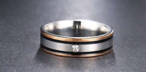 100% Pure Titanium Ring