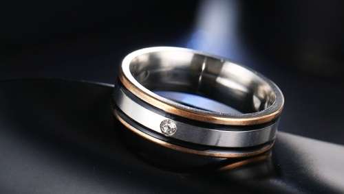 100% Pure Titanium Ring