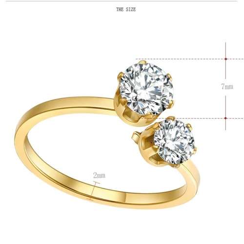 SPARKLING! 100% Titanium Princess Cut Ring With Simulated Diamonds (SILVER) Size 7; 8; 9; 10; 11 US