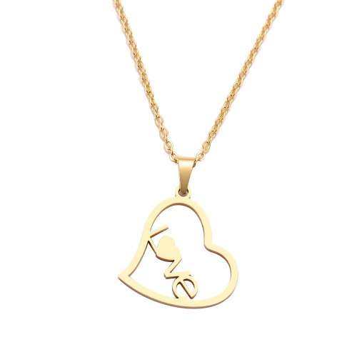 Titanium Love Heart Necklace 45 cm**R 699** (GOLD)