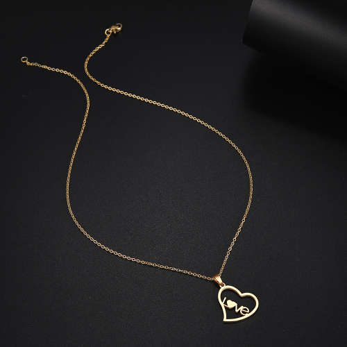 Titanium Love Heart Necklace 45 cm**R 699** (GOLD)
